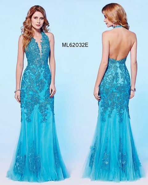 vestido de festa azul tiffany para comprar