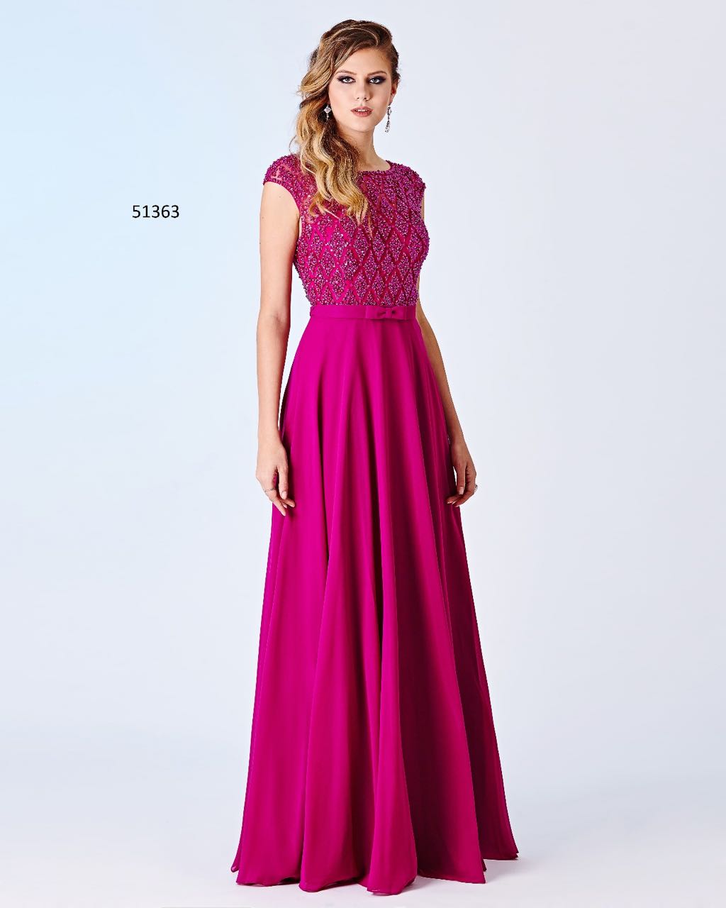 vestido de madrinha fucsia