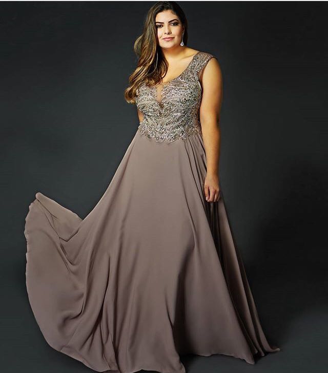 vestido de festa para plus size