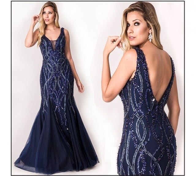 vestido azul lavanda