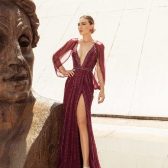 Vestido Magnífico Marsala